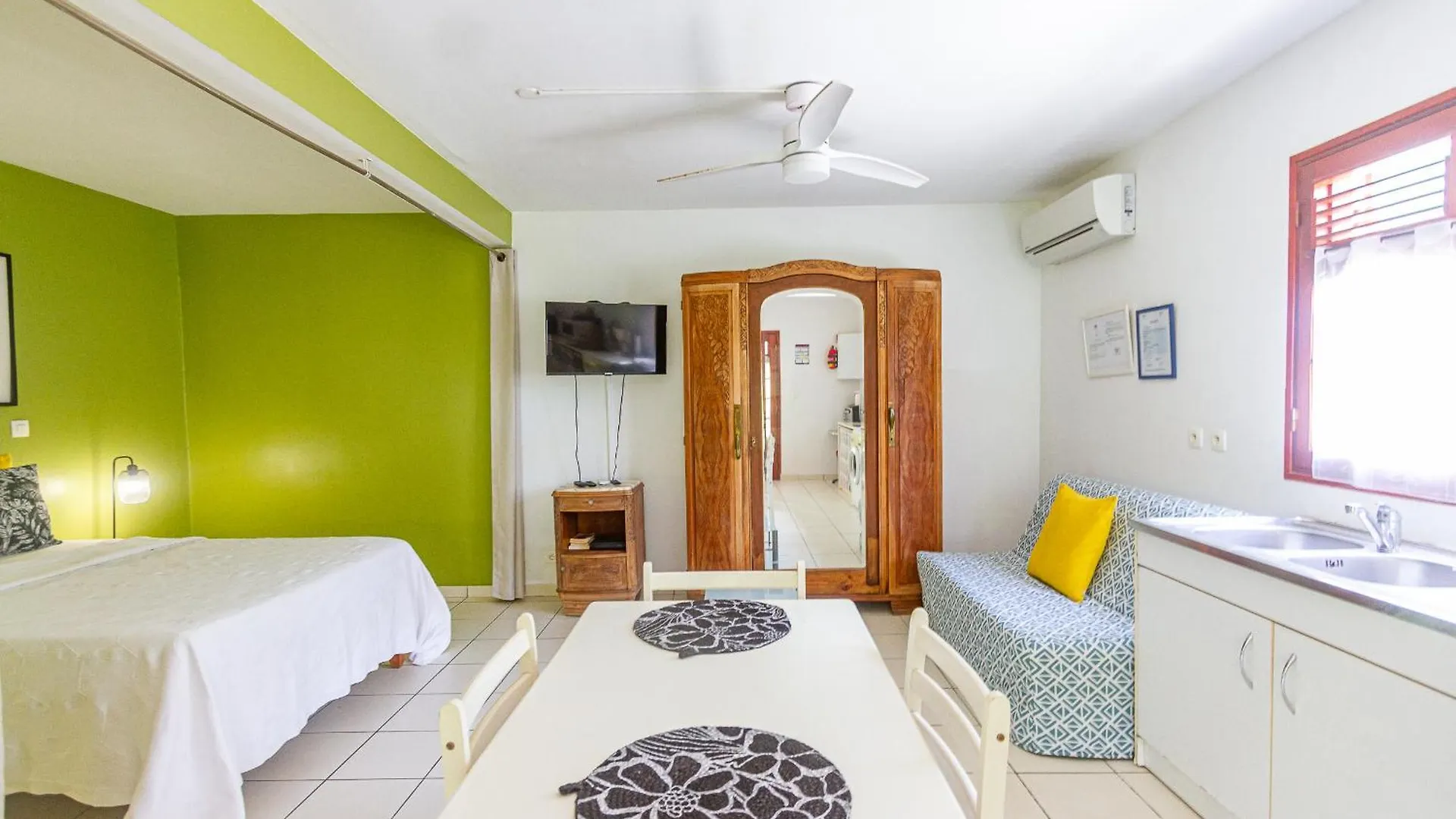 Studio 4 Pers 5Mins Plages Et Centre Gosier Le Gosier